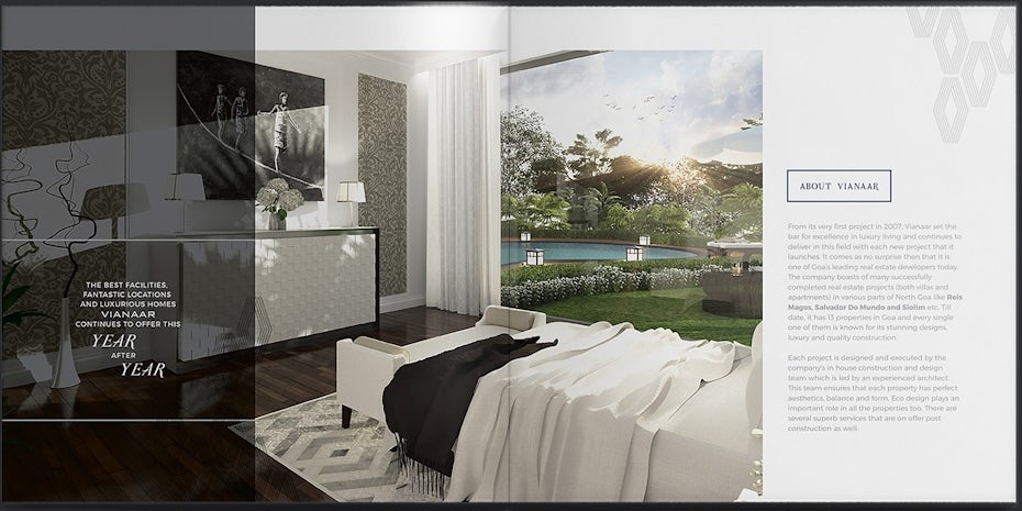 Luxury real estate brochure