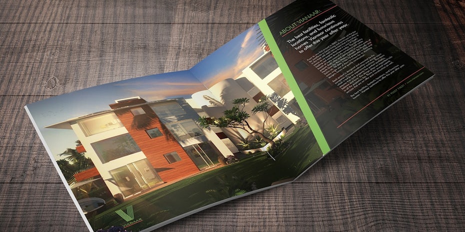 Luxury real estate brochure