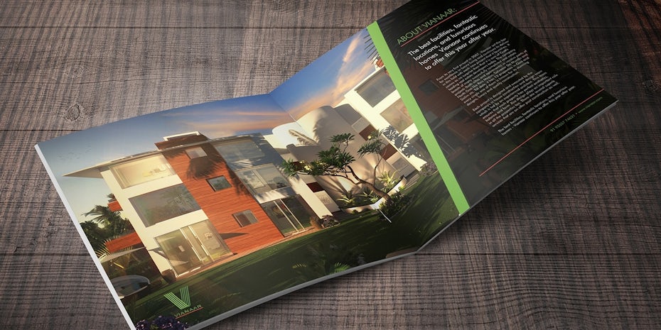 Luxury real estate brochure
