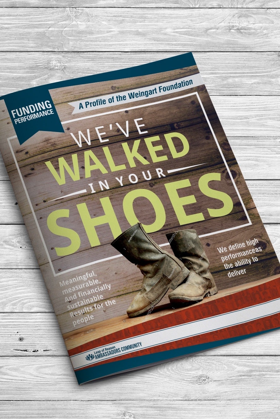 Shoe-themed magazine cover