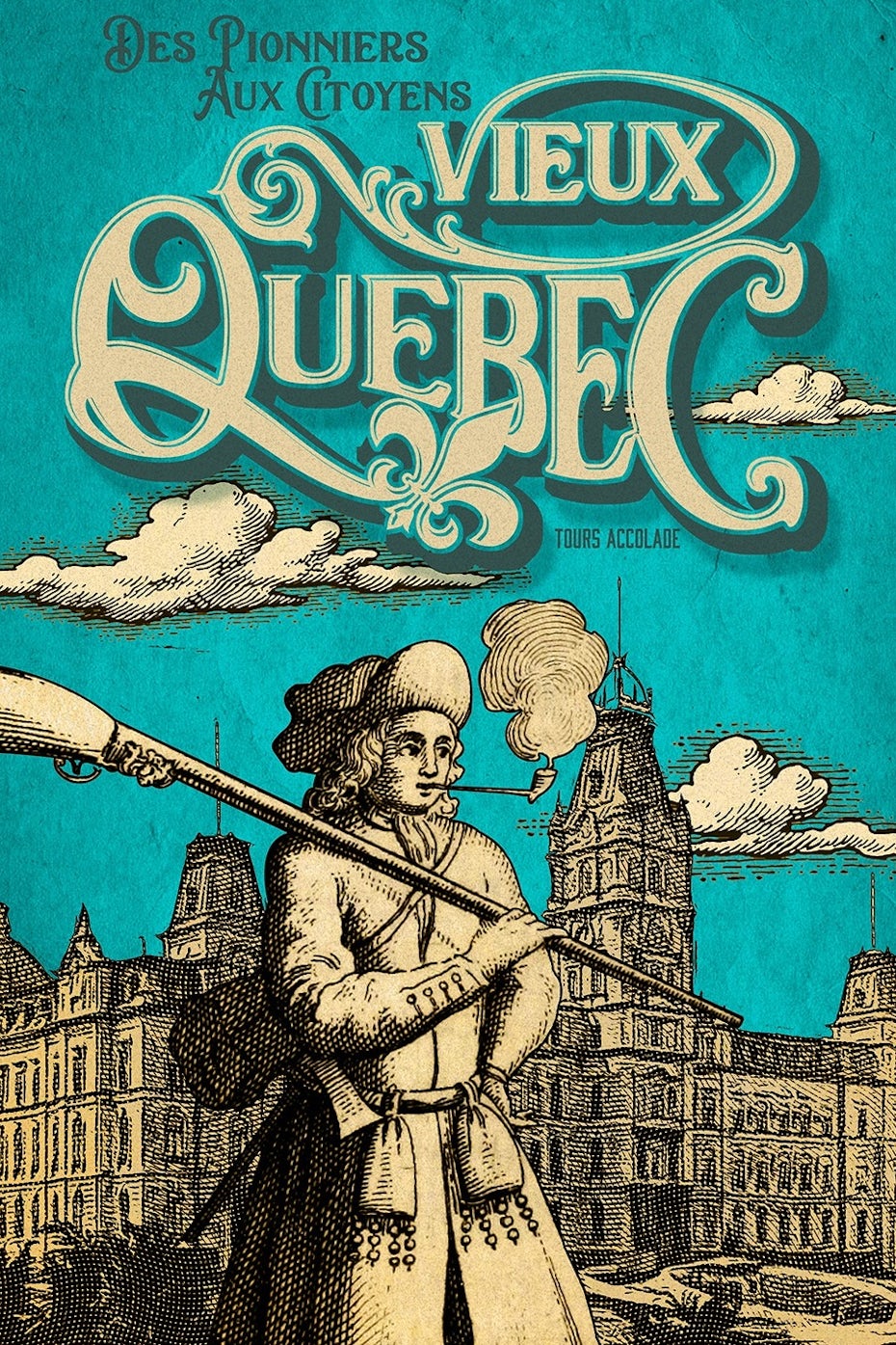 Travel poster for Quebec