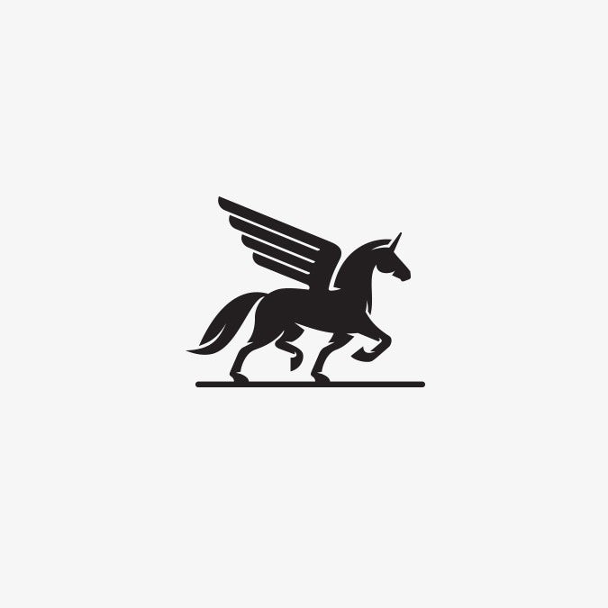 Unicorn-themed logo