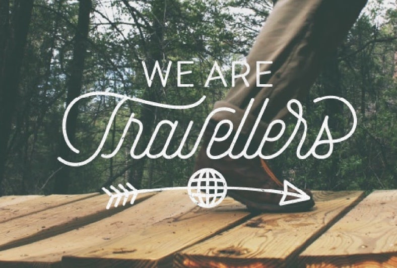 We Are Travellers typeface