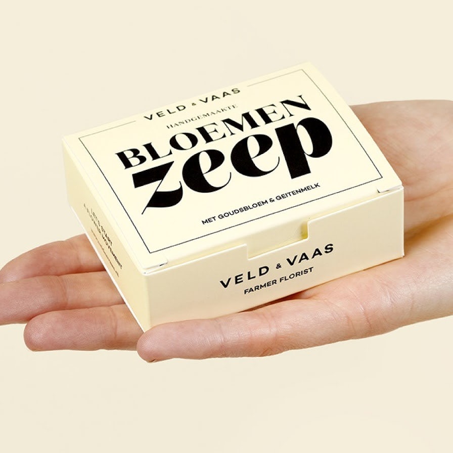 Bloemen Zeep box design