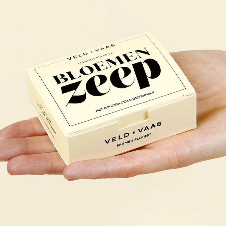 Bloemen Zeep box design