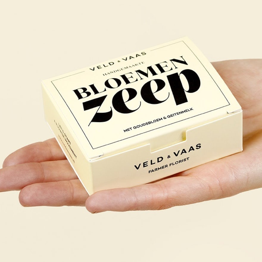Bloemen Zeep box design
