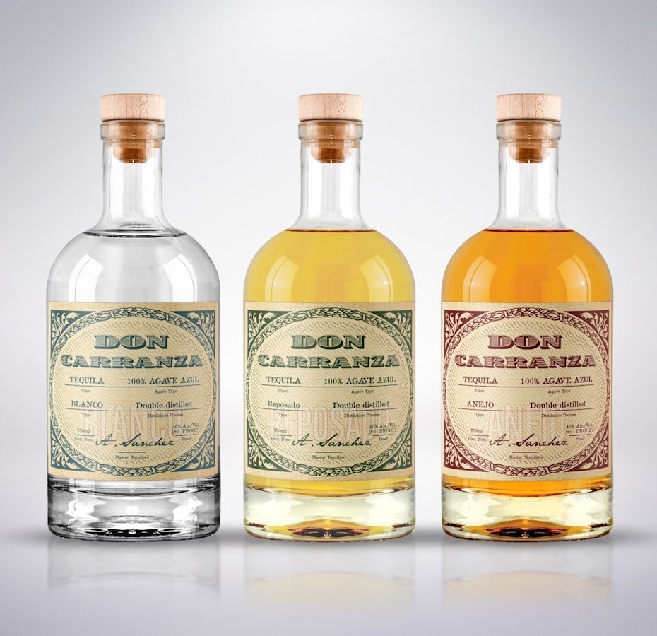 vintage label design