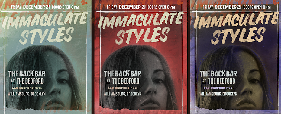 Immaculate Styles concert poster
