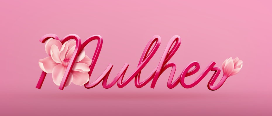 Mulher 3D logo