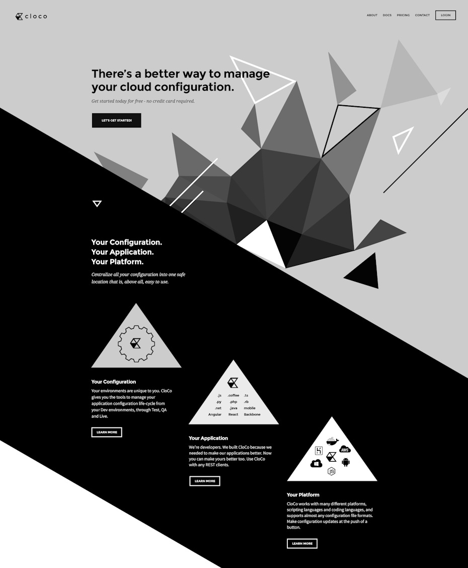 Deconstructed web design