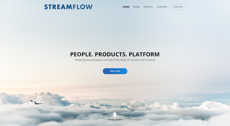 Streamflow web design