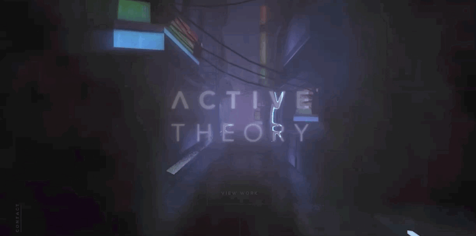 Active Theory website design