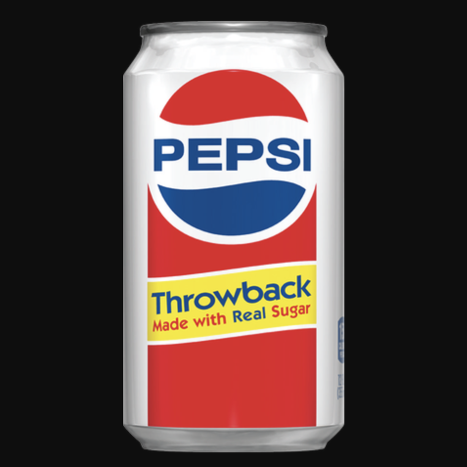 Pepsi throwback can