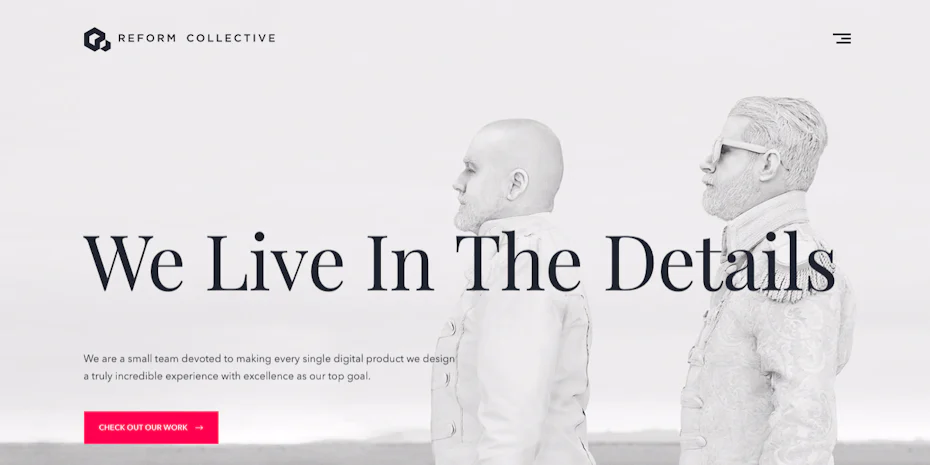 Reform Collective web design