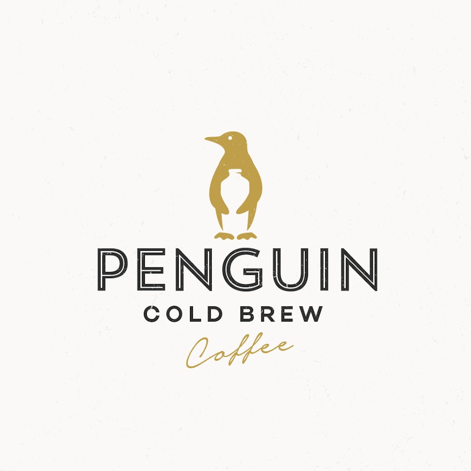 penguin cold brew logo