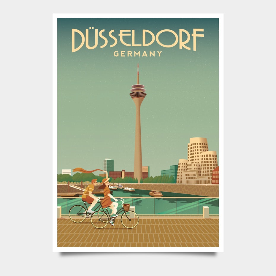 vintage travel poster