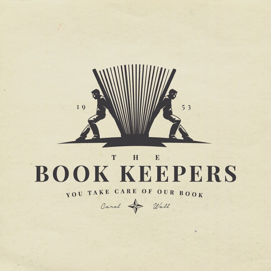 book keeper logo design