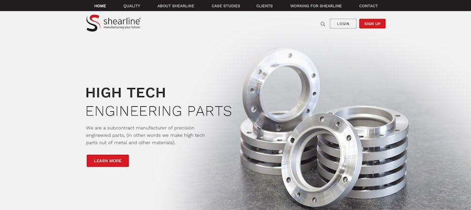 Shearline web design