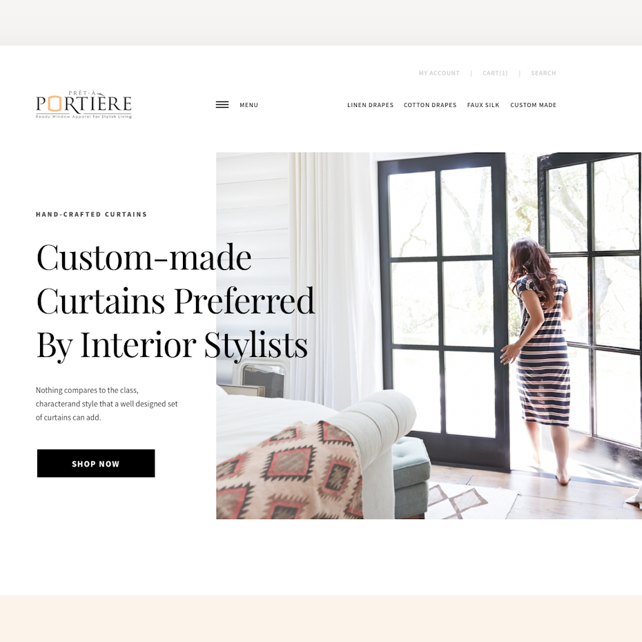Minimalist/Scandinavian web design