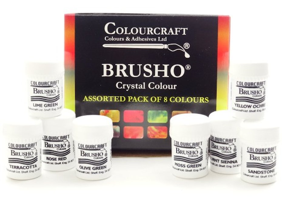 Brusho new colors assorted set