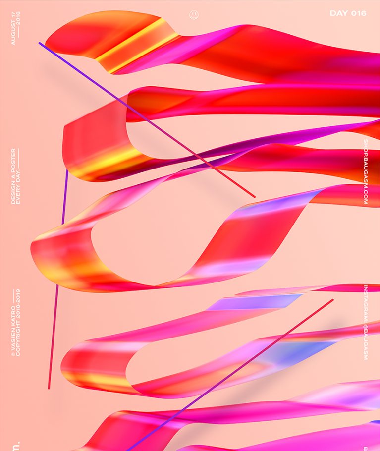 3D poster design