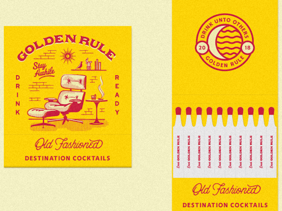 Golden Rule - Old Fashioned Matchbooks