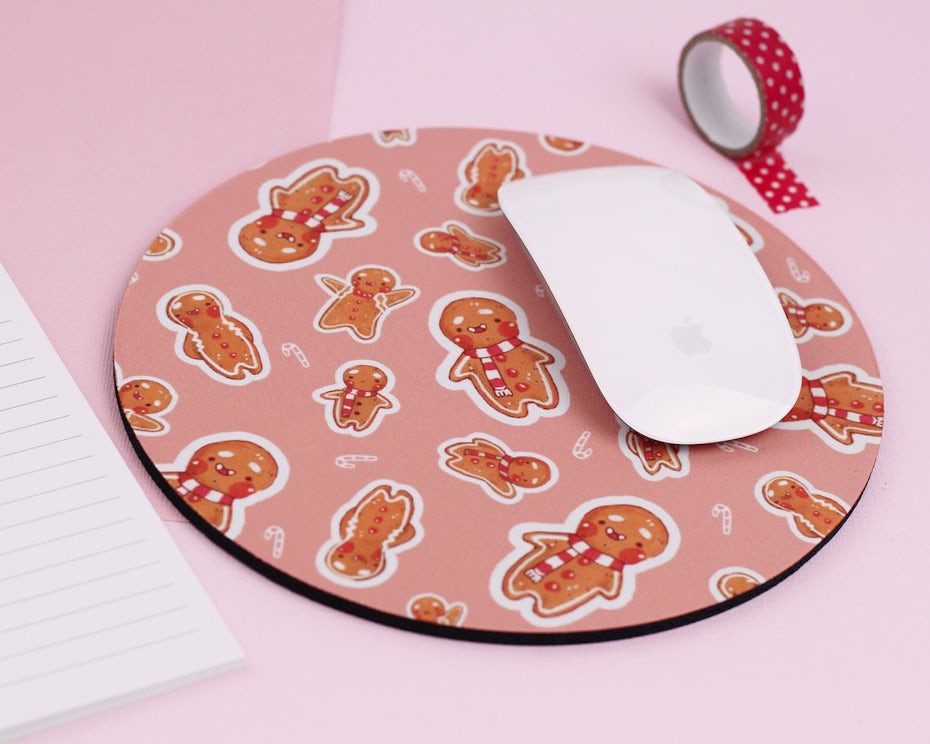 katnipp gingerbread mouse pad