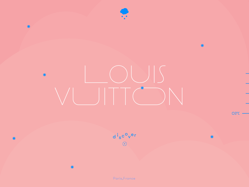 Pink Louis Vuitton design