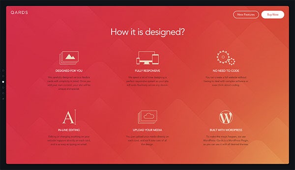 Qards web design