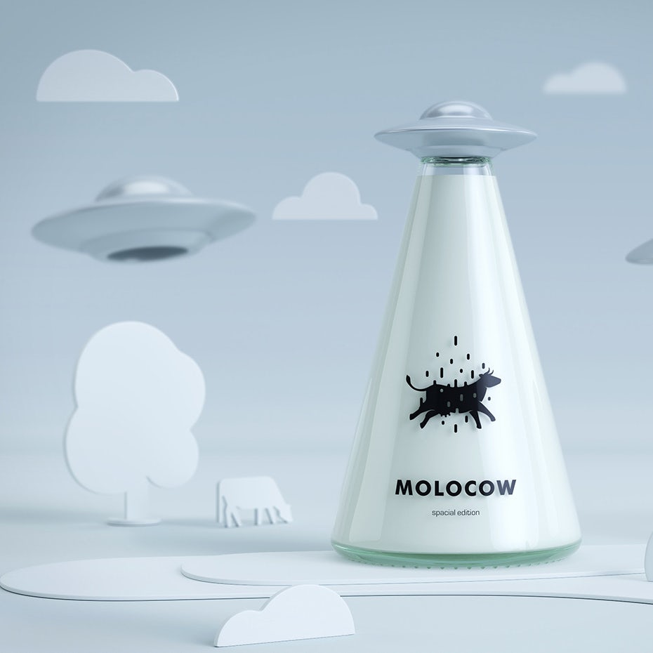 Cow alien design