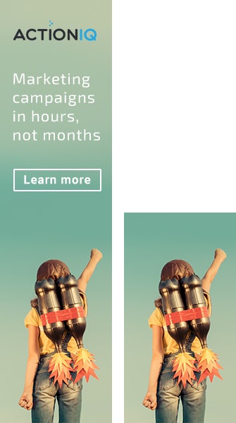 ActionIQ marketing campaign ad