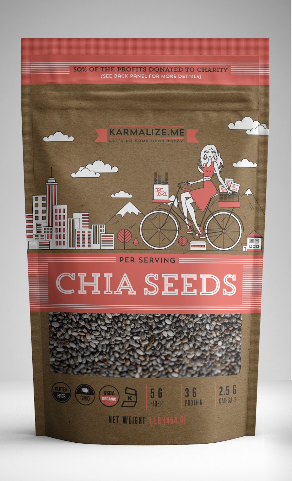 Chia seeds packaging