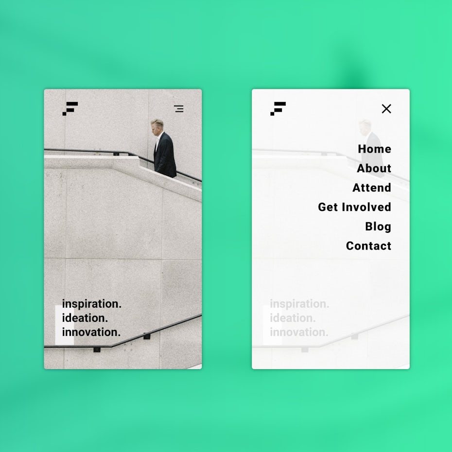 Clean and bold design