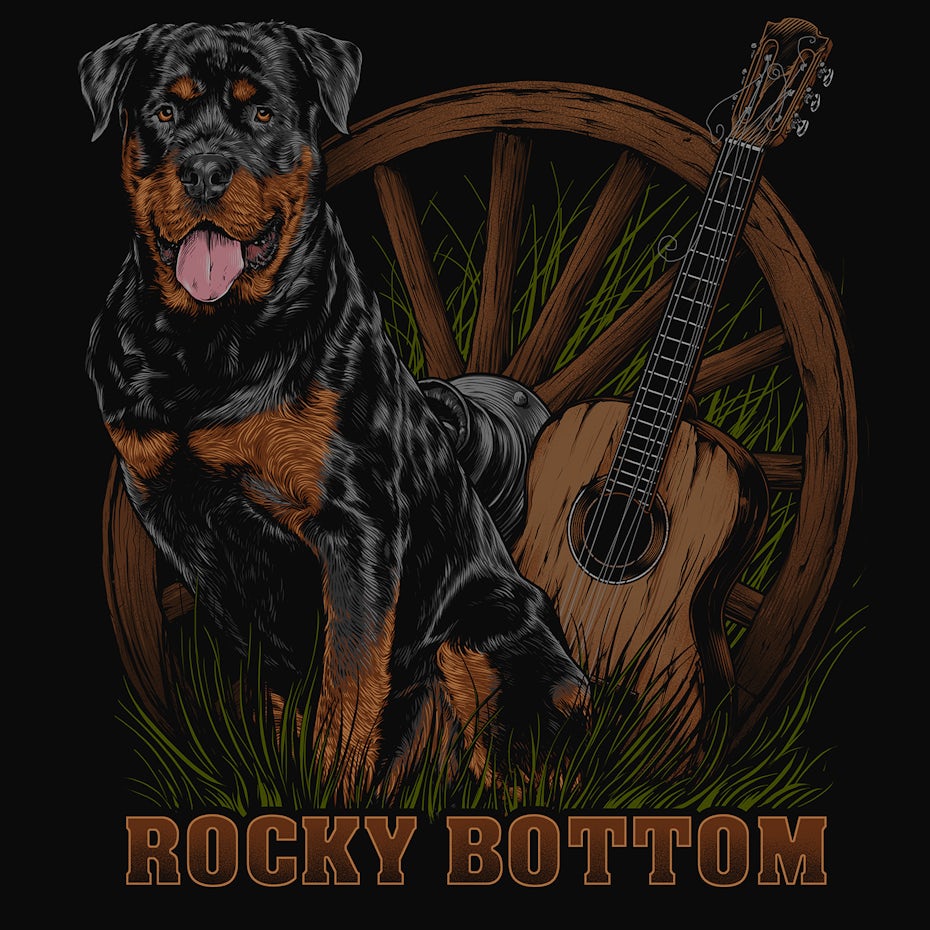 Rocky Bottom dog image