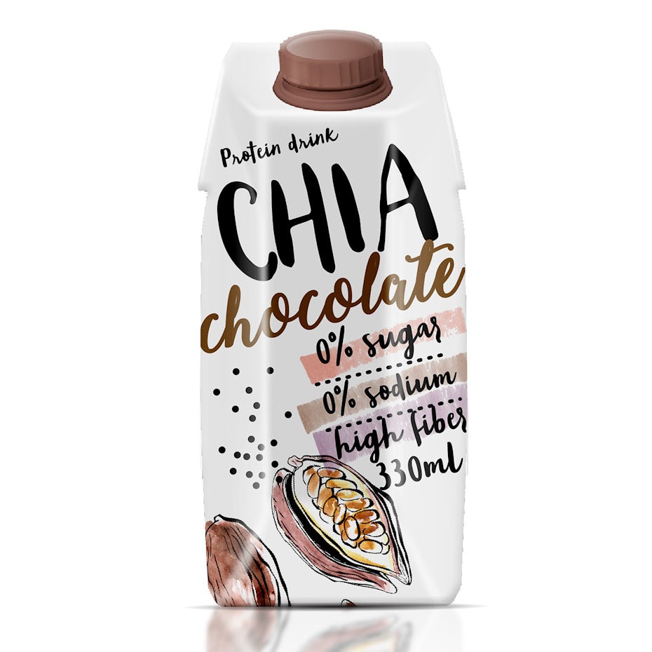 Chia chocolate packaging