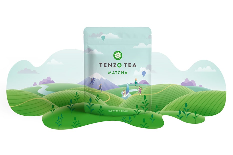 Tenzo Team Matcha nature packaging