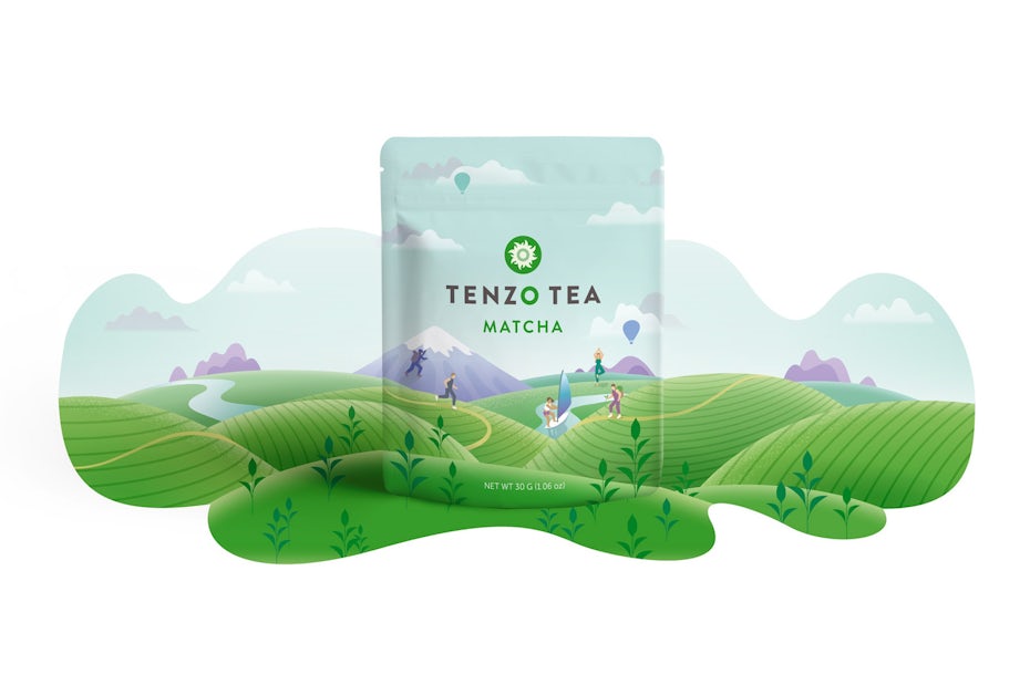 Tenzo Team Matcha nature packaging