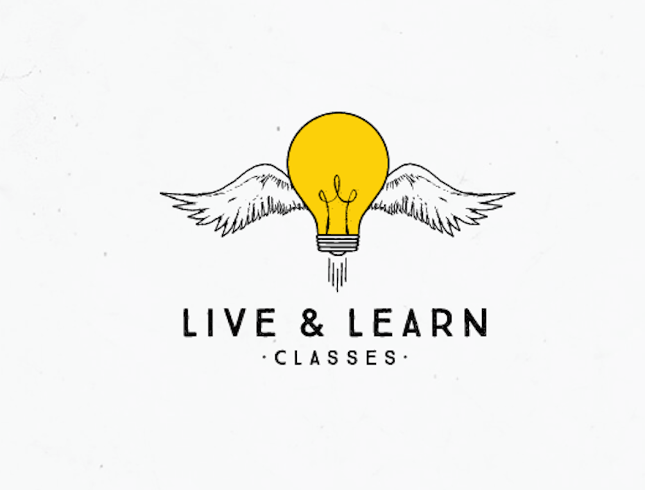 Live & Learn Classes Logo design