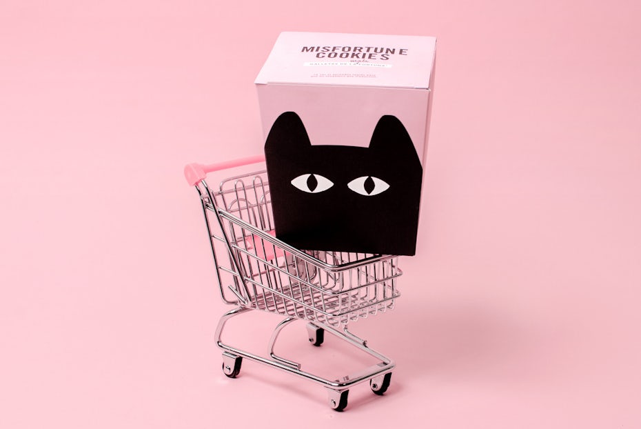 Stylized cat illustration