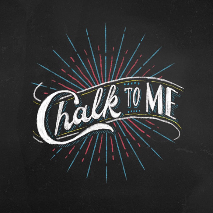 hand lettering chalk