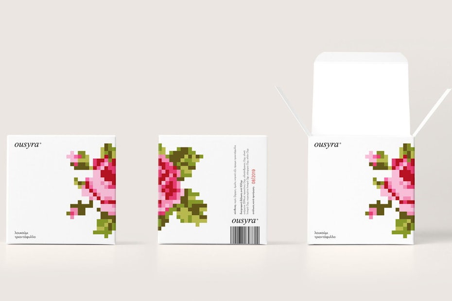 8 bit rose design