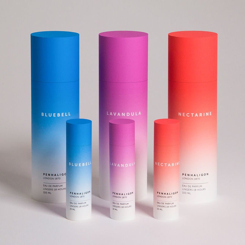 Transition gradient perfume design