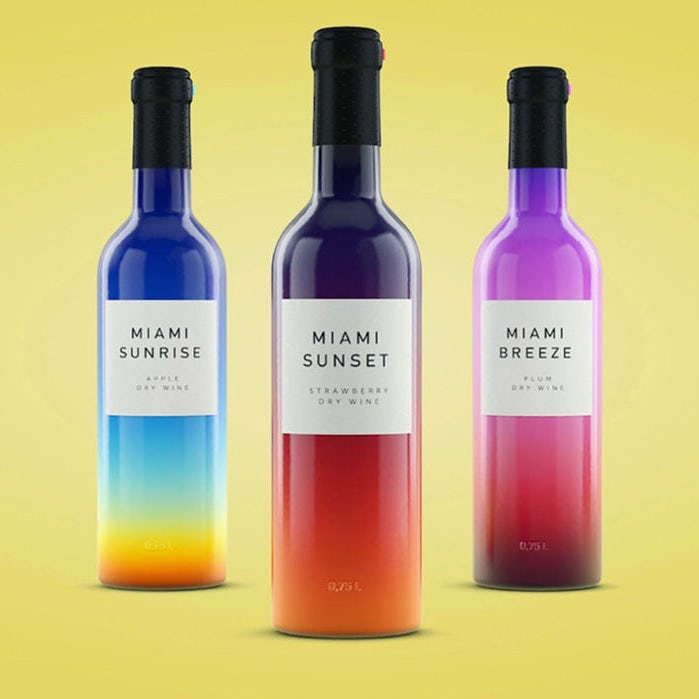 Miami wine bottles