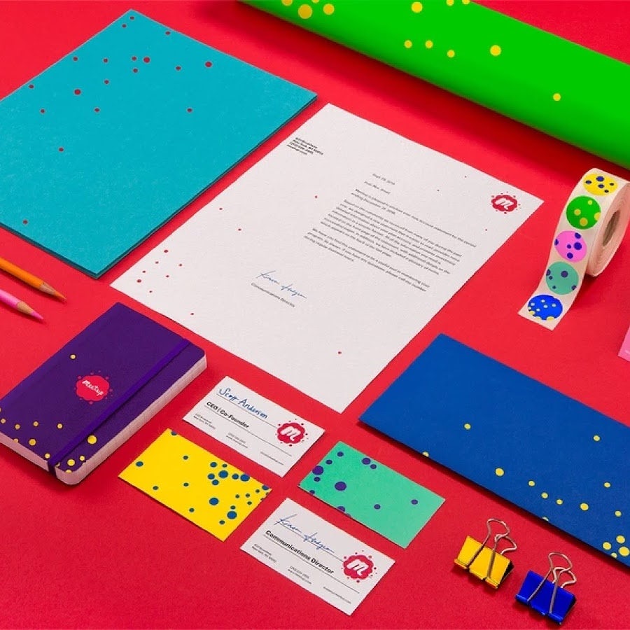 Colorful and bold branding