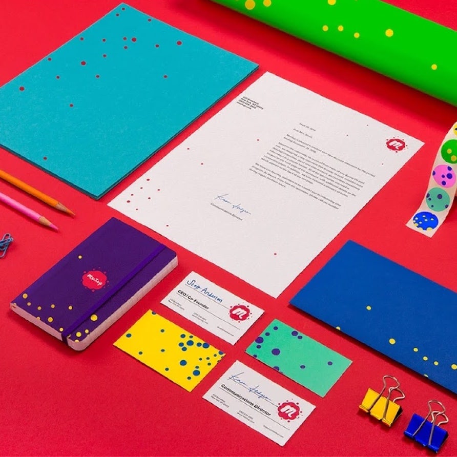 Colorful and bold branding