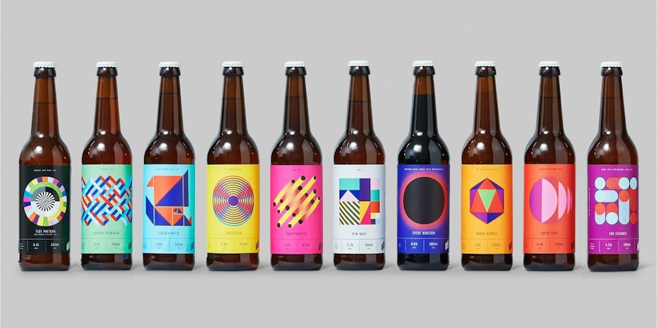 Colorful and experimental branding