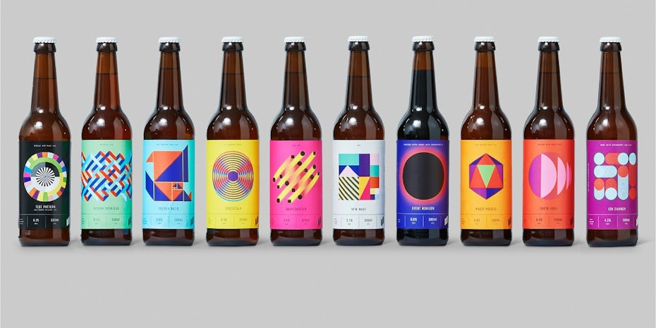 Colorful and experimental branding