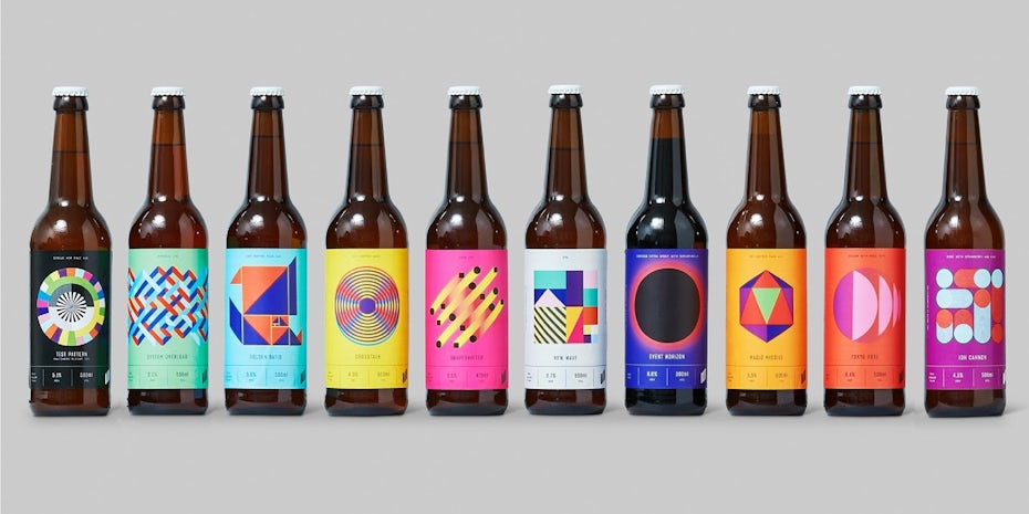 Colorful and experimental branding