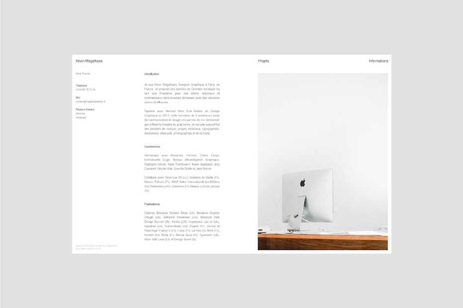 Simple web design