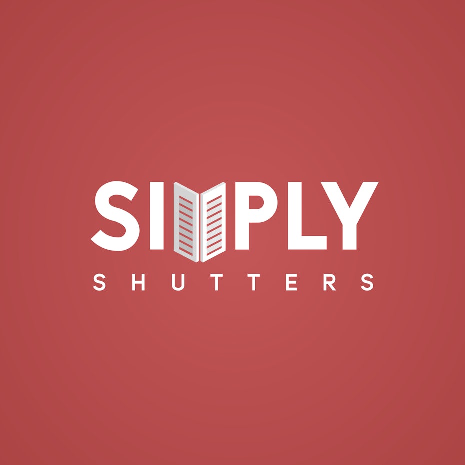 Isometric logo of a shutter